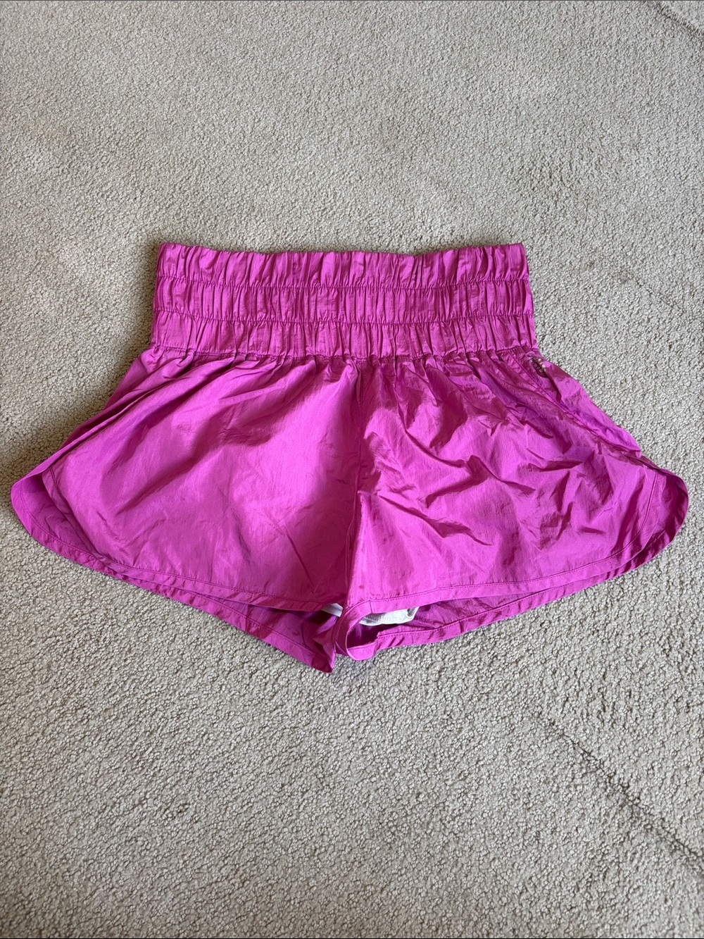 Free People Bright Magenta Athletic Shorts